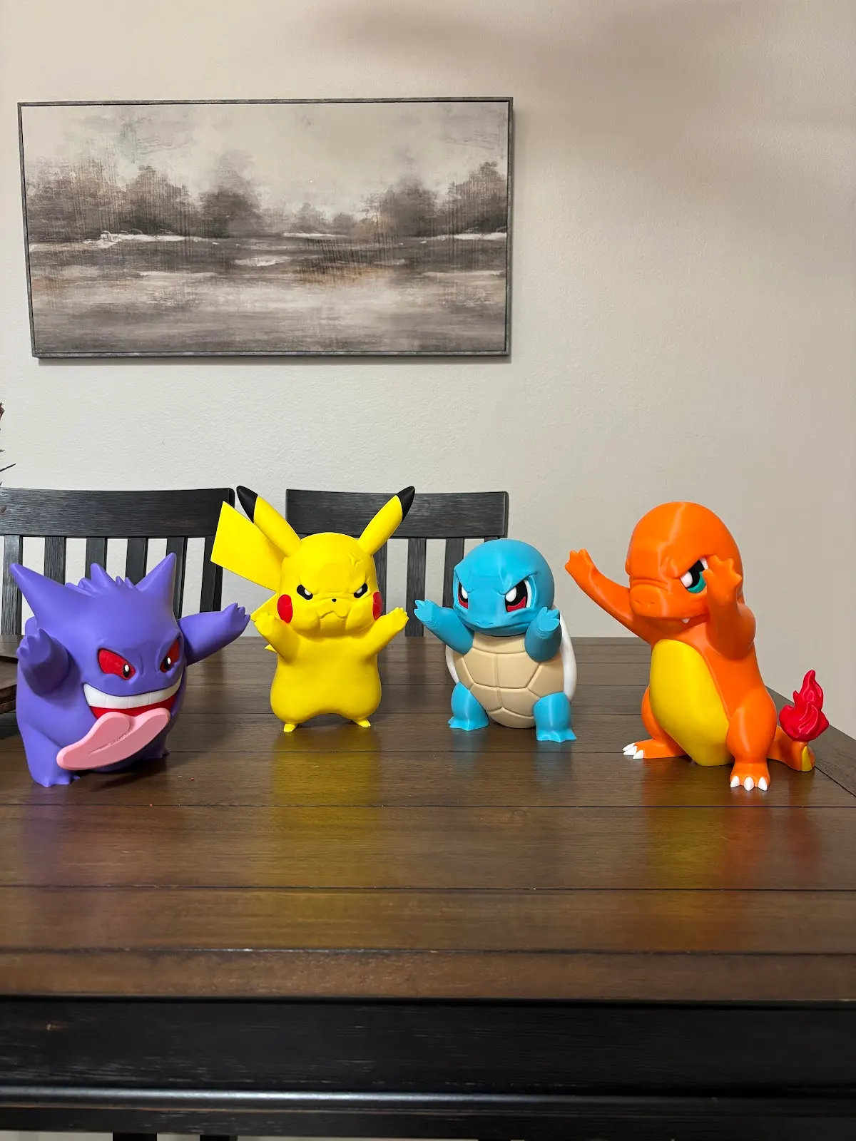 Pokemon painted display set with bold color and clean finish